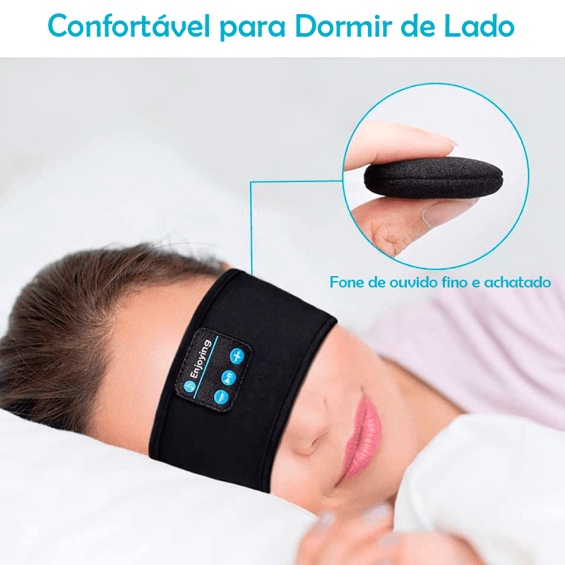 Máscara de Olho para Dormir com Fone de Ouvido - EyeMask Fone - tudokasa