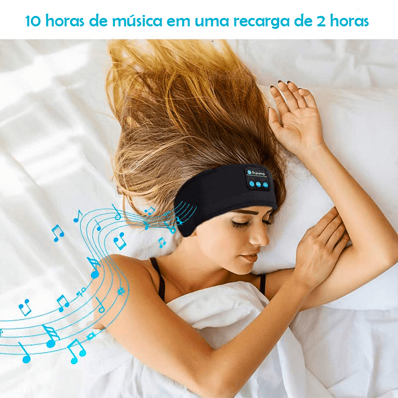 Máscara de Olho para Dormir com Fone de Ouvido - EyeMask Fone - tudokasa