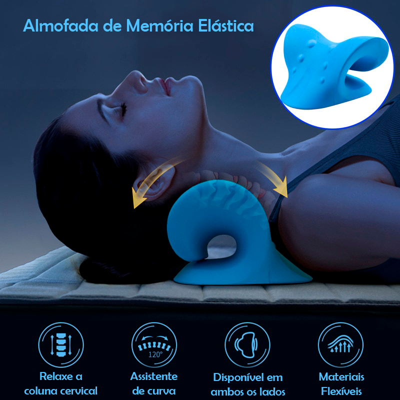 Travesseiro Massageador e Alinhador Cervical - Onda Relax