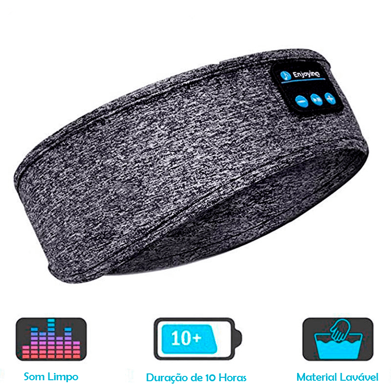 Máscara de Olho para Dormir com Fone de Ouvido - EyeMask Fone - tudokasa