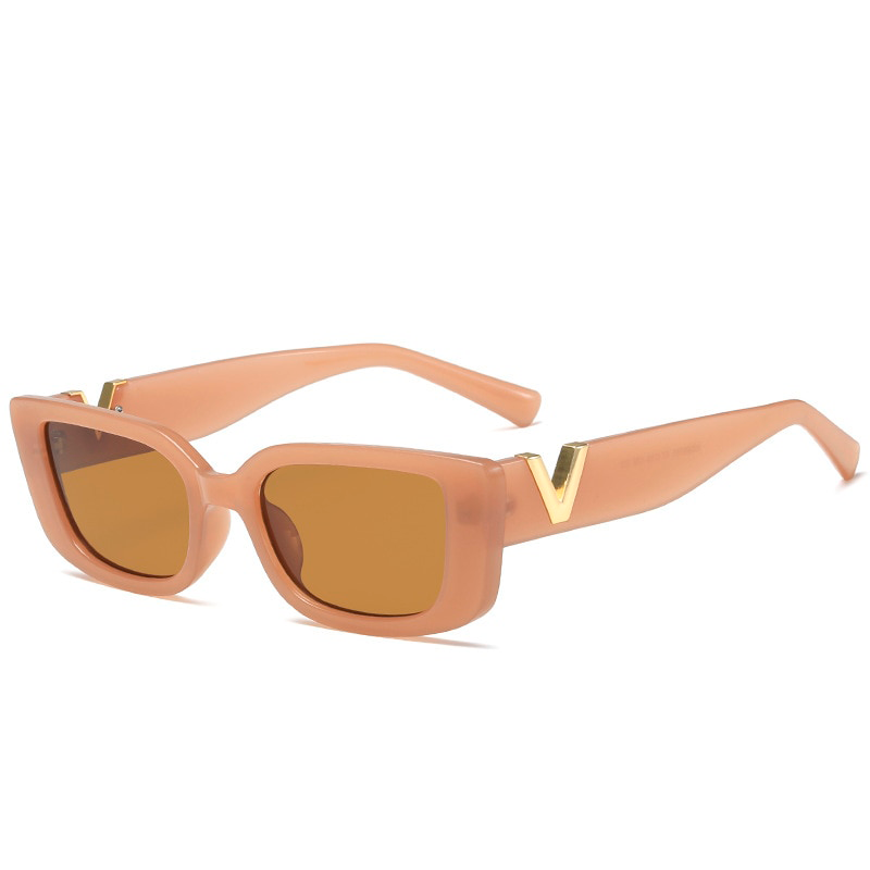 Nova marca de moda designer gato olho feminino óculos de sol